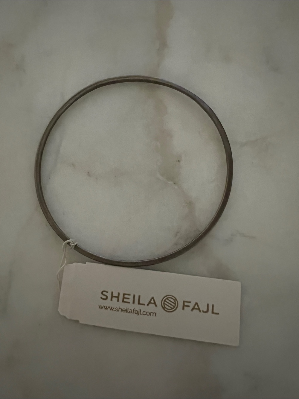 Sheila Fajl Classic Thin Flat Bangle Bracelet